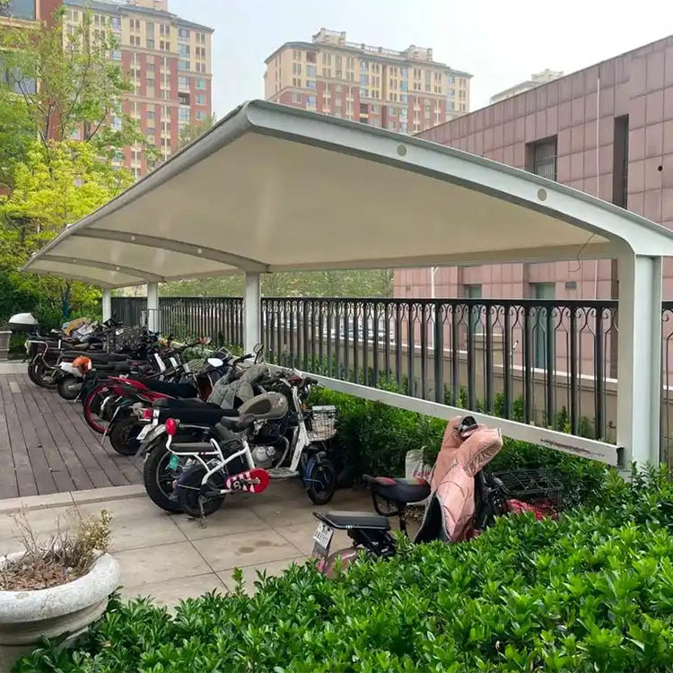 大荔县膜结构电动车棚